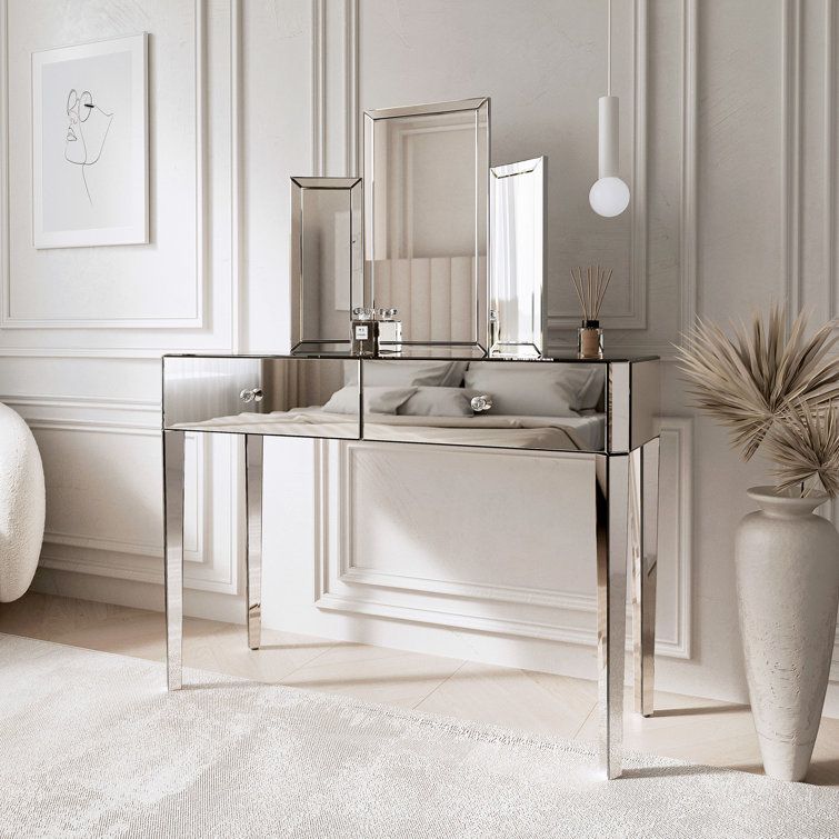 Mirrored dressing table clearance mirror